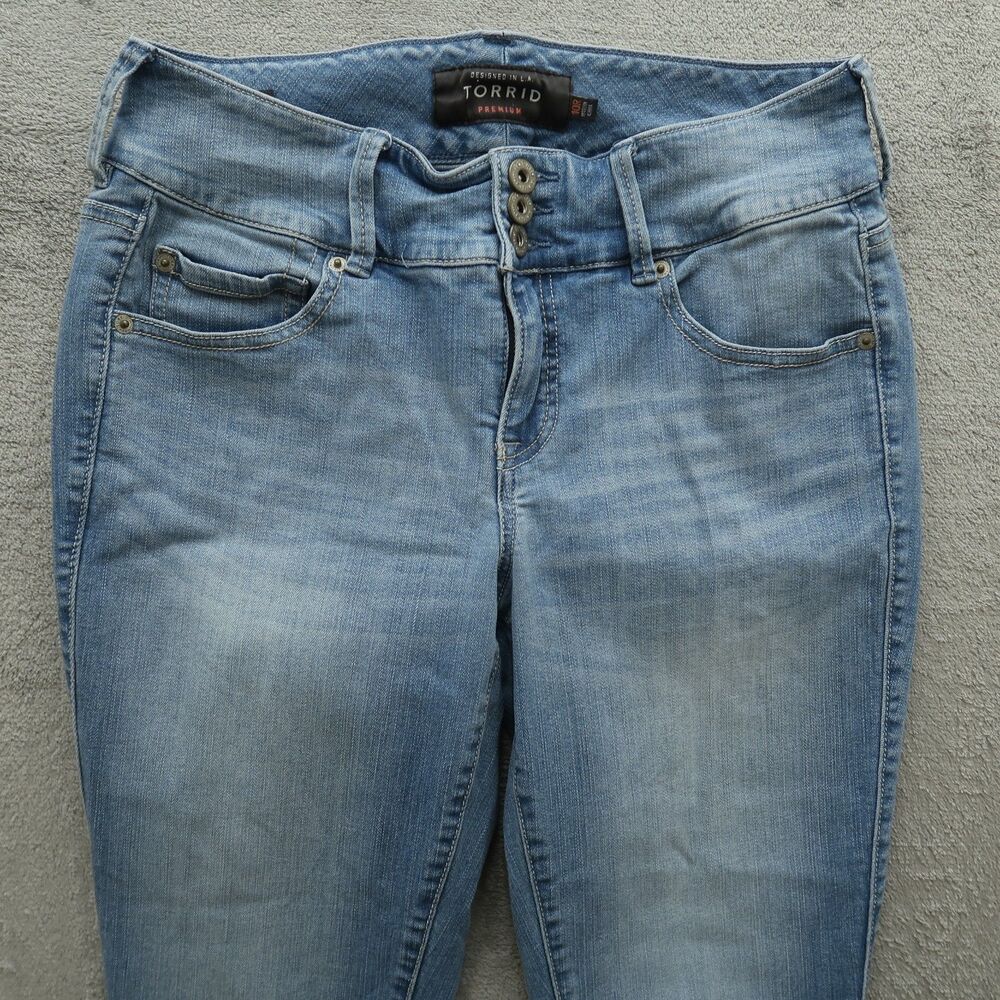 Torrid Jegging Jeans Women's Size 10R Blue Mid-Rise Stretch Denim 28" Inseam - Picture 11 of 16